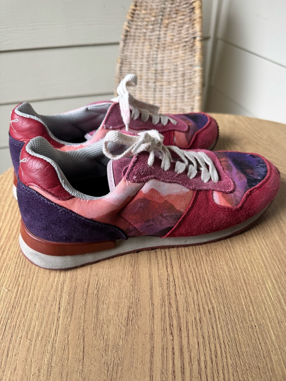 INKKAS Andes Jogger Sneakers Warm Garnet Hill Retro Colorful - Picture 3 of 11
